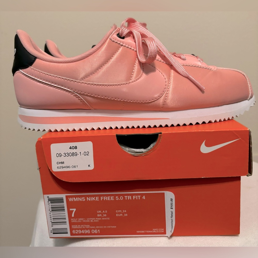 Nike Cortez Basic Valentine's Day Bleached Coral size 7